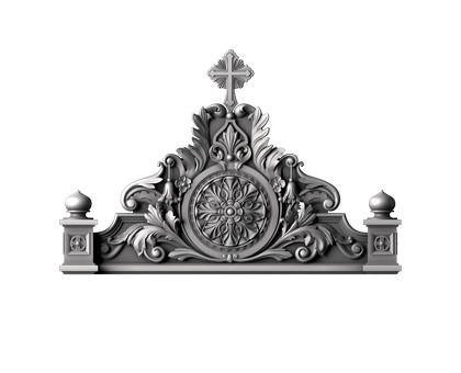 Capital (crown) for door, 3d models (stl)