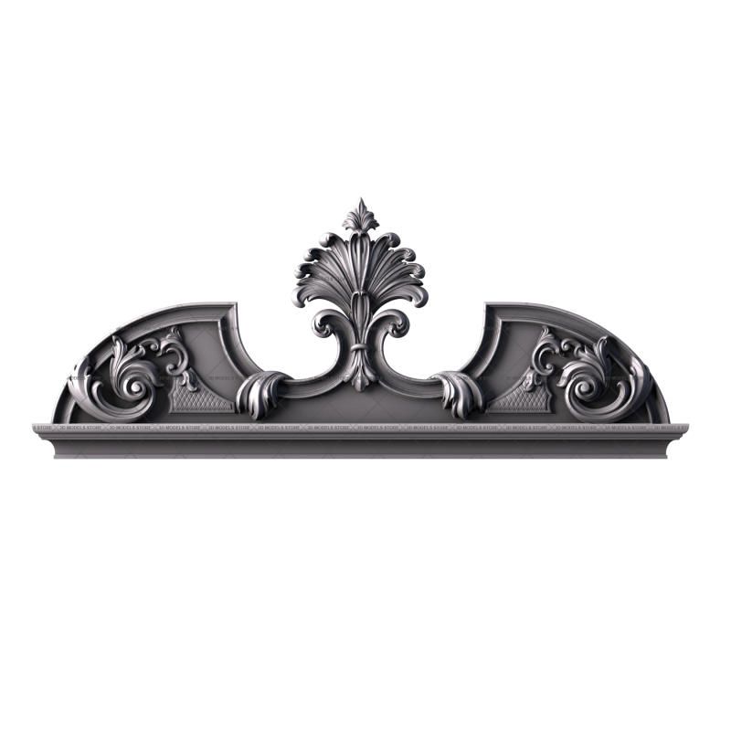 Capital (crown) for door, 3d models (stl)