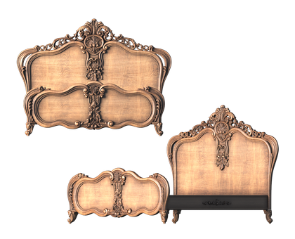 Headboard, 3d models (stl)