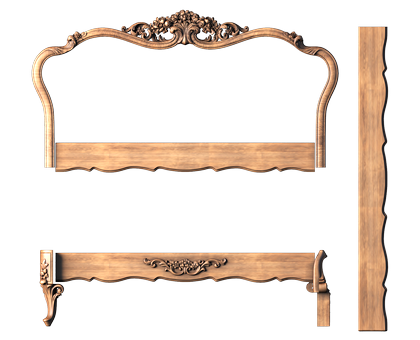 Headboard, 3d models (stl)