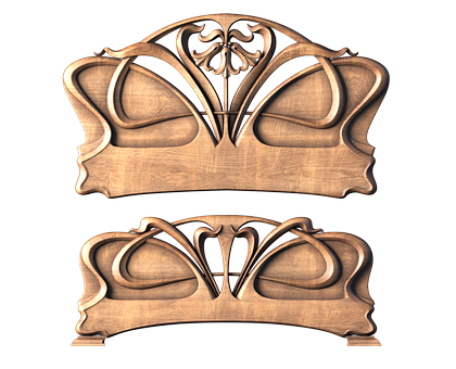 Headboard, 3d models (stl)