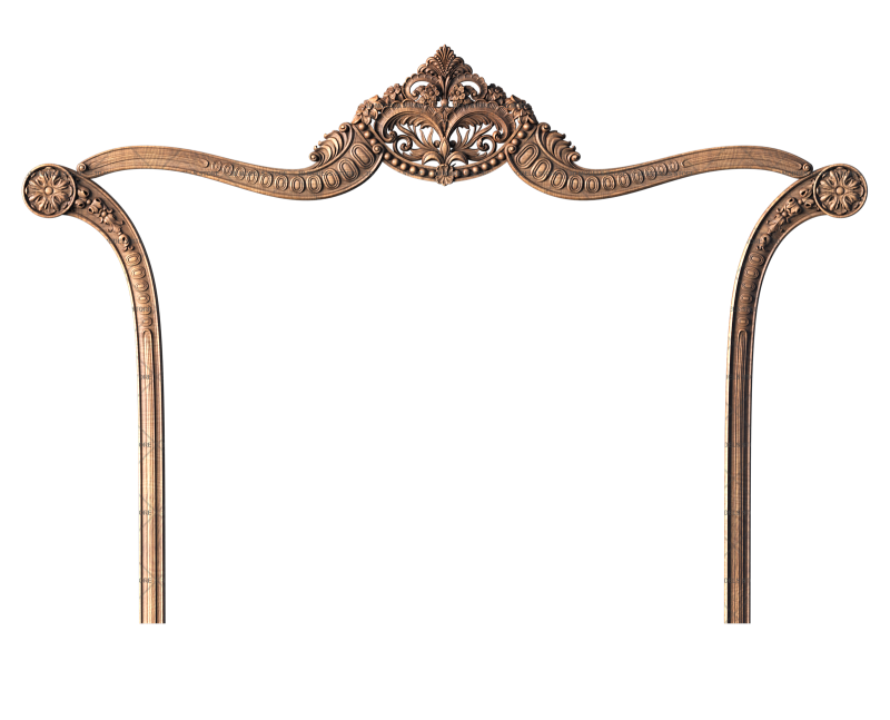 Headboard, 3d models (stl)