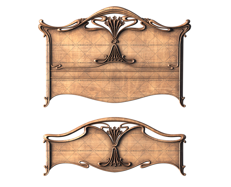 Headboard, 3d models (stl)