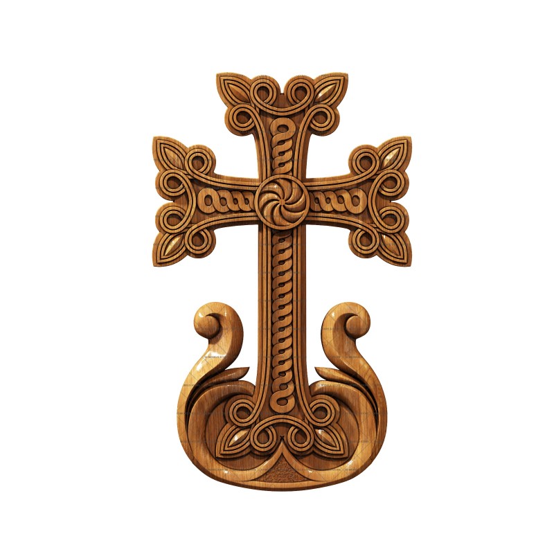 Armenian cross, 3d models (stl)