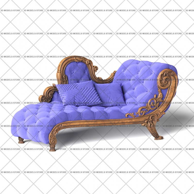 Sofa (ottoman), 3d models (stl)
