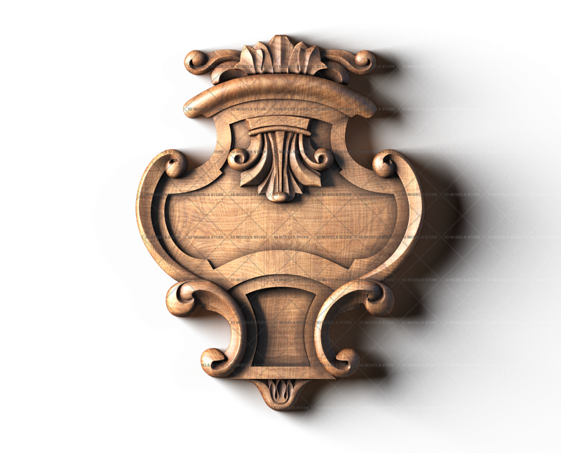 Cartouche, 3d models (stl)