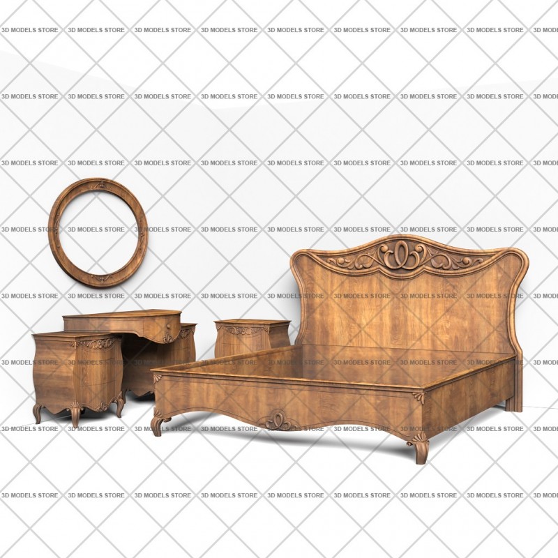 Furniture set, 3d models (stl)