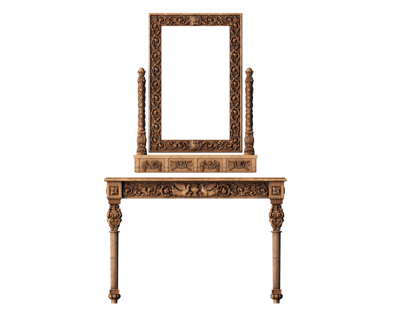 Furniture frame and table set, 3d models (stl)