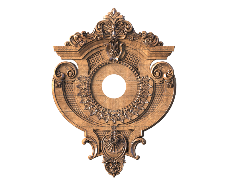 Wall clock, 3d models (stl)