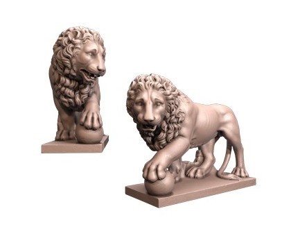 Lion, 3d models (stl)