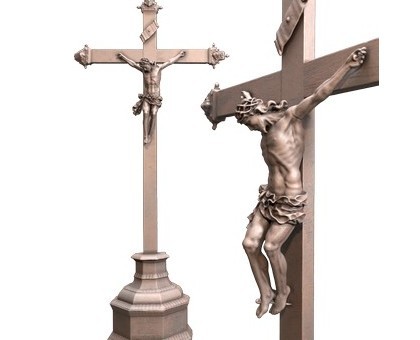 Crucifixion of Jesus Christ, 3d models (stl)