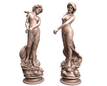 Birth of Venus, 3d models (stl)