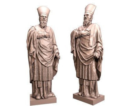 Pope, 3d models (stl)