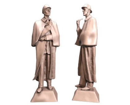 Sherlock Holmes, 3d models (stl)