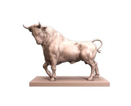 Bull, 3d models (stl)