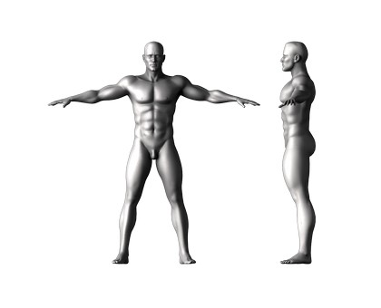 Body of a man, 3d models (stl)