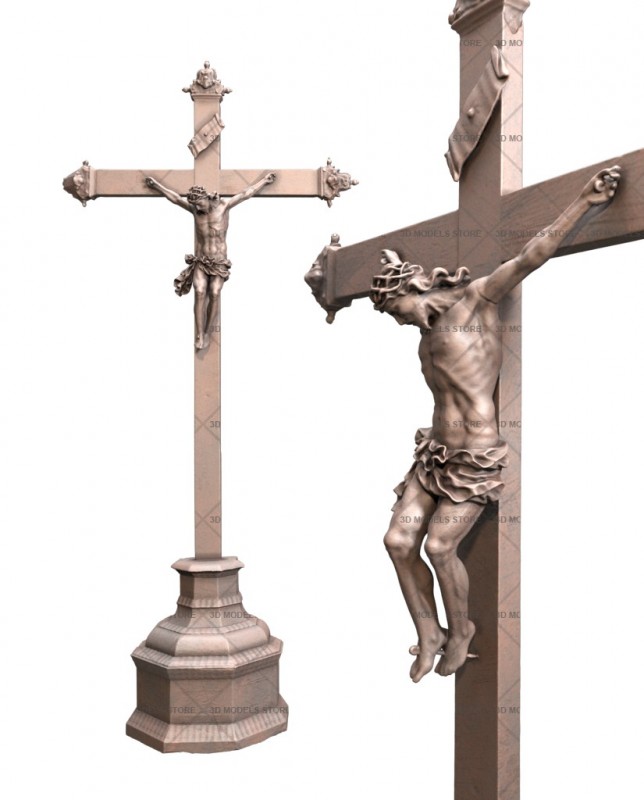 Crucifixion of Jesus Christ, 3d models (stl)