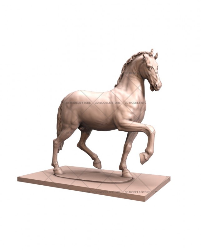 Horse, 3d models (stl)