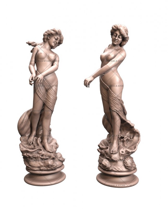 Birth of Venus, 3d models (stl)