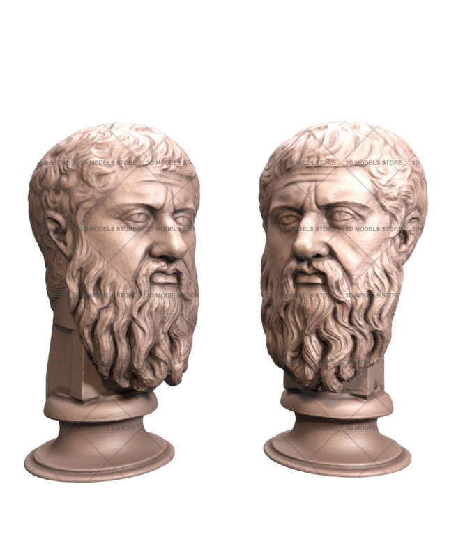 Plato, 3d models (stl)