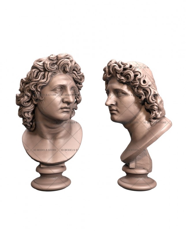 Alexander the Great, 3d models (stl)