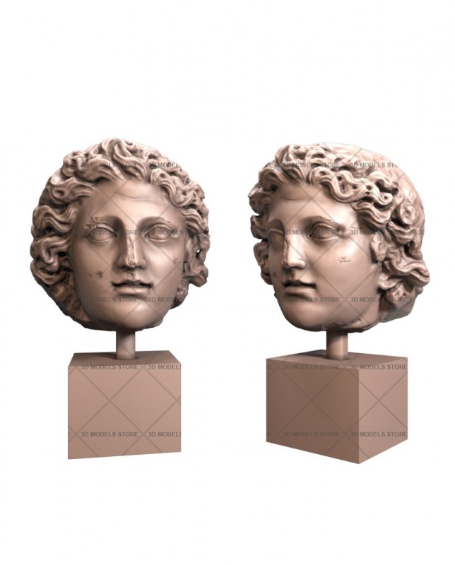 Alexander the Great, 3d models (stl)