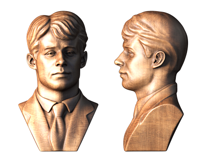 Sergey Yesenin, 3d models (stl)