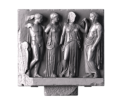 Attic Votive Relief, 3d models (stl)