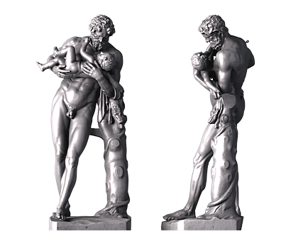 Silenus with Infant Dionysus, 3d models (stl)