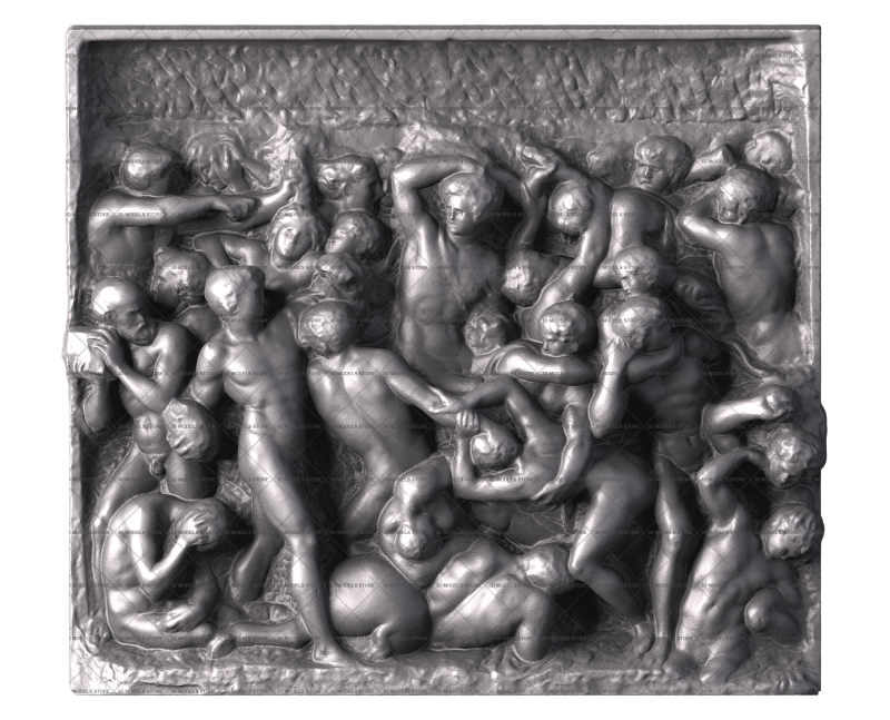 Battle of the Centaurs, 3d models (stl)