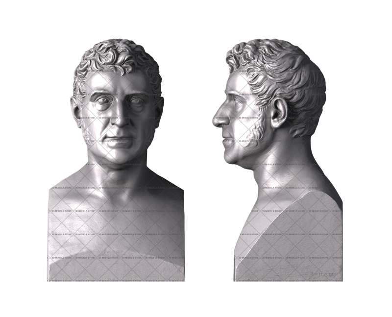 Unknown Man, 3d models (stl)