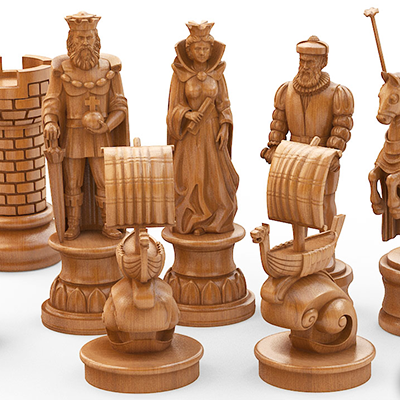Chess 3D models