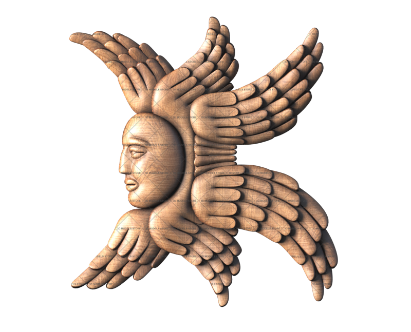 Angel, 3d models (stl)