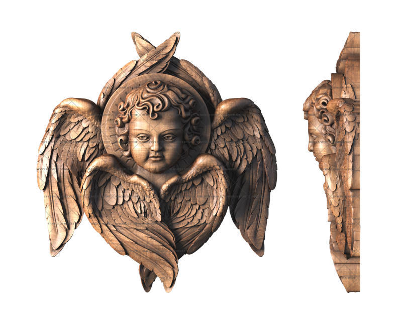 Angel, 3d models (stl)