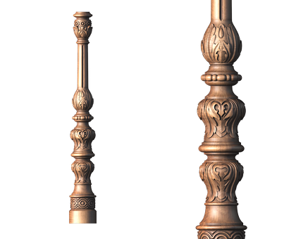 Baluster, 3d models (stl)