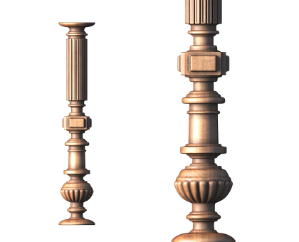 Baluster, 3d models (stl)