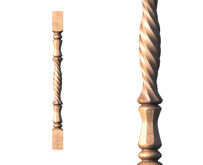 Baluster, 3d models (stl)