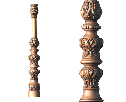 Baluster, 3d models (stl)