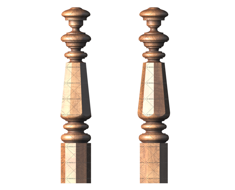 Baluster, 3d models (stl)