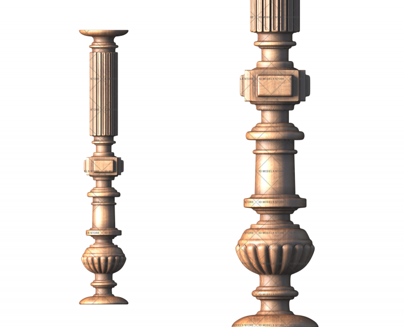 Baluster, 3d models (stl)