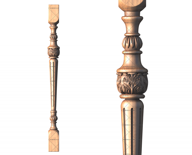 Baluster, 3d models (stl)