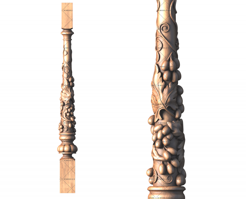 Baluster, 3d models (stl)