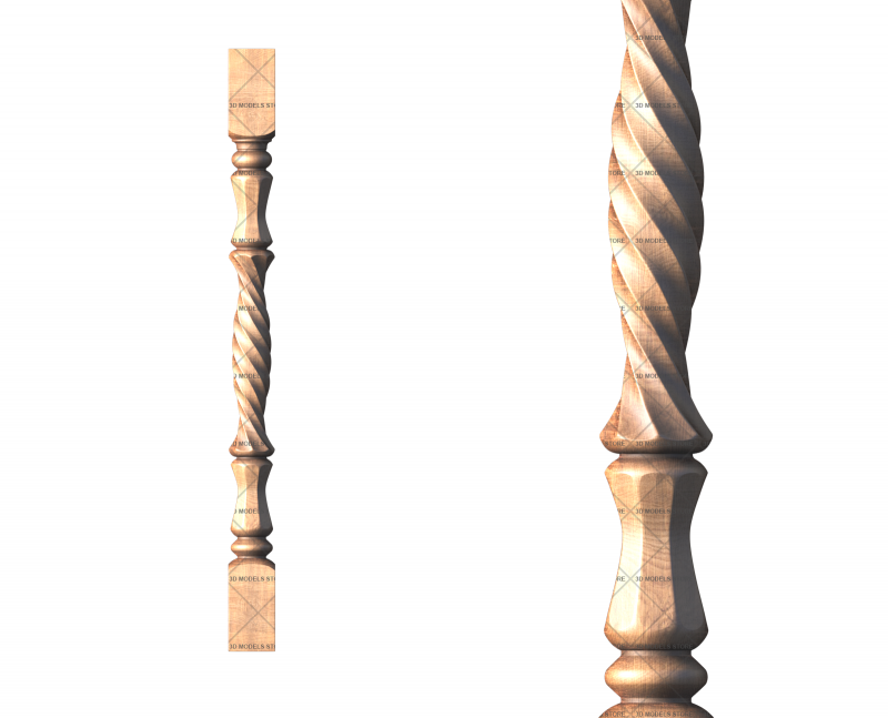 Baluster, 3d models (stl)