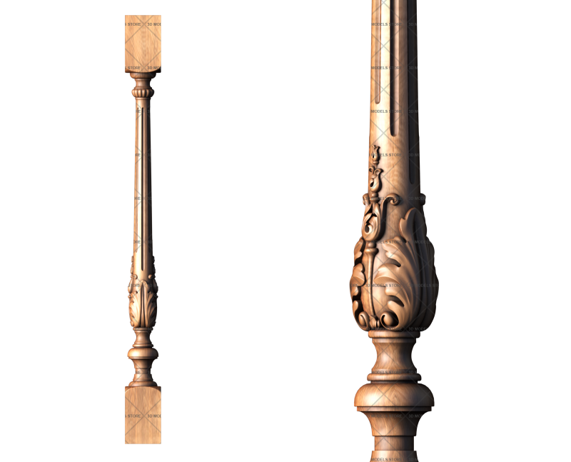Baluster, 3d models (stl)