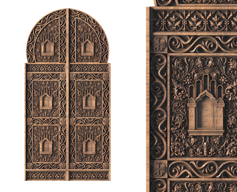 Royal doors for the temple, 3d models (stl)