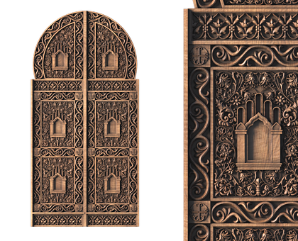 Royal doors for the temple, 3d models (stl)