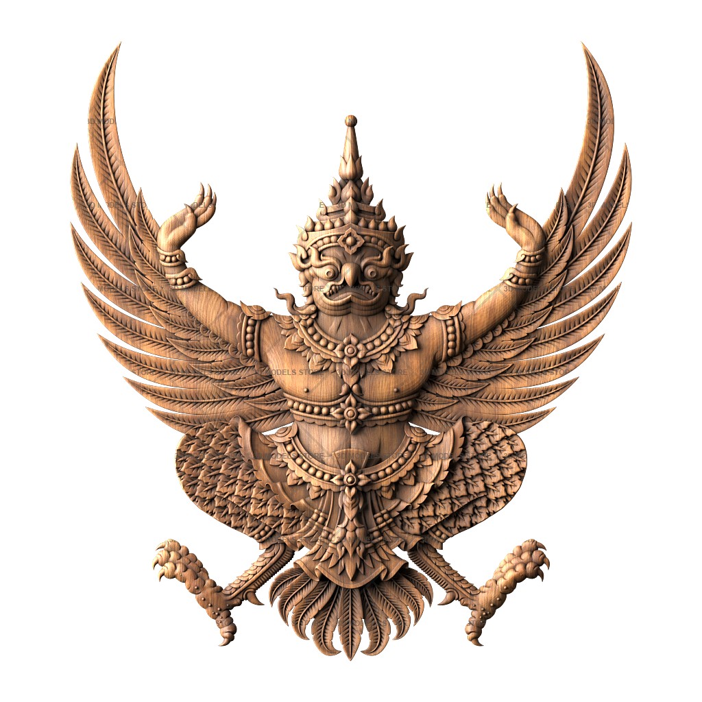  Garuda  Coat of Arms of Thailand grb stl 0043 3D  stl 