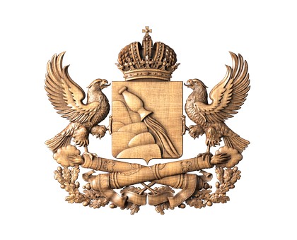Coat of arms of the Voronezh region, 3d models (stl)