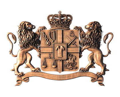 Coat of arms of the royal dynasty in Georgia - Bagration, 3d models (stl)