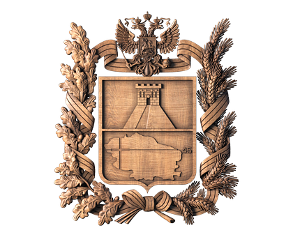 Coat of arms of the Stavropol Territory, 3d models (stl)